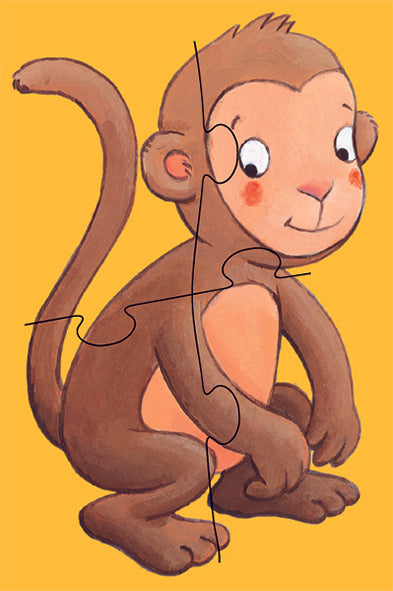 Puzzle g?�ant/Ouistiti et ses amis/4,6,9 pcs �?? Ojeux